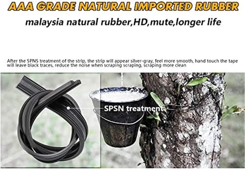 Yurefax Windshield Wiper Blades for Mitsubishi ASX 2010-2017 - Image 2