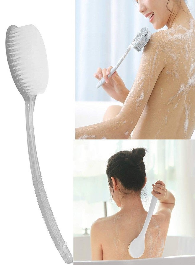Glan Bath Scrub Brush Soft Long Handle For Women Back Brush Scrubber Washer Bathing Scrubbing Body Brush Loofah For Shower Cleaning Pack Of 1 (M3) - Image 4