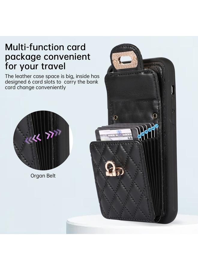 زبون جراب جلدي لهاتف iPhone 12 Pro Max مزود بفتحة للبطاقة - Image 5