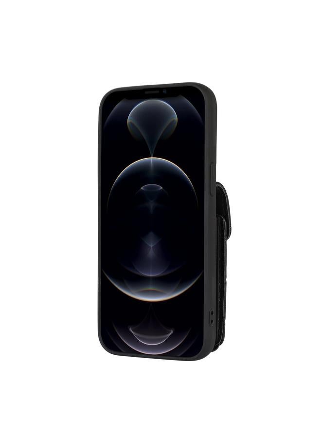 زبون جراب جلدي لهاتف iPhone 12 Pro Max مزود بفتحة للبطاقة - Image 3