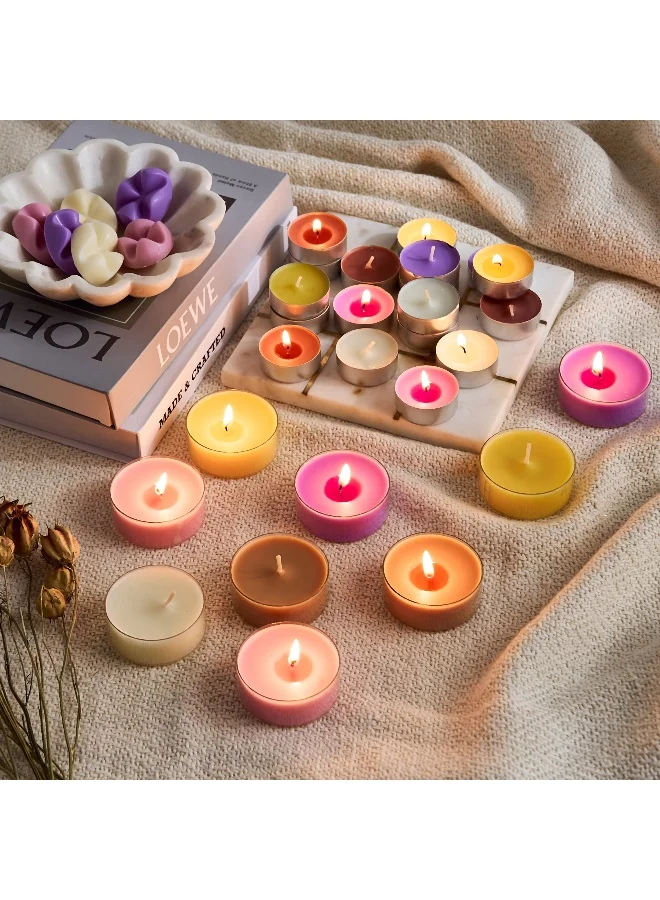 Home Box Bolsius 18-Piece Mimosa Scented Tealight Set - 260 gm