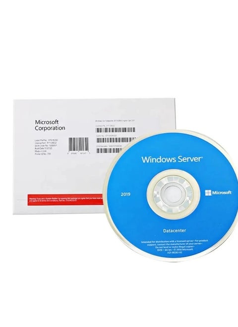 MICROSOFT Windows Server 2019 Datacenter (1 User/PC, Lifetime Validity) DVD FULL PACK