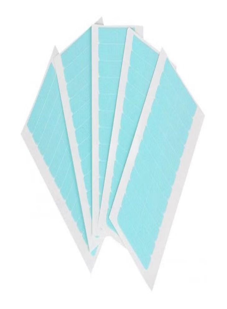 أوريتي 60 قطعة شريط شعر مزدوج الجانب أزرق/أبيض 4x8 سم - Image 3