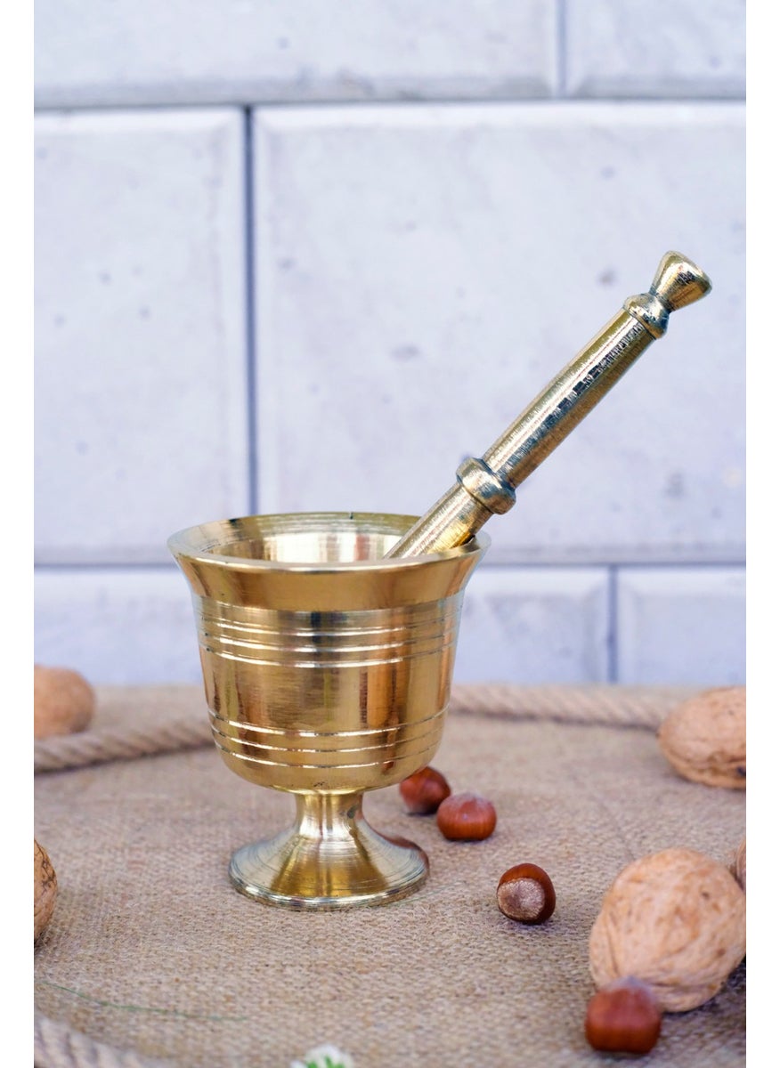 Copper Concept Brass Mortar 14 cm - pzsku/ZE58131024755C94FED37Z/45/_/1736971990/fd522a43-bb2b-4e72-a0ce-cf38c971d58b