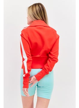 PUMA Women Sportswear Fit Training Jacket, Red  - Image 3