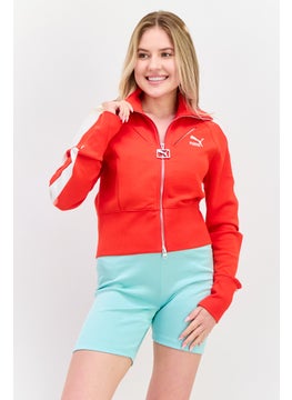 PUMA Women Sportswear Fit Training Jacket, Red  - Image 1