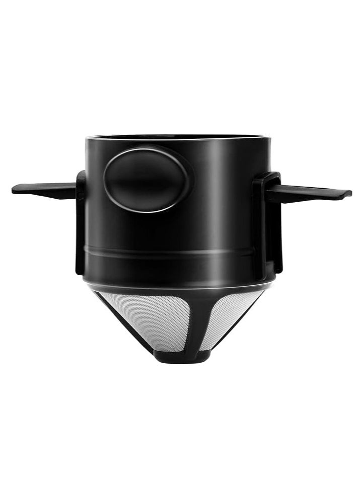 Generic Pour Over Coffee Maker,Portable Stainless Steel Reusable Coffee Filter, Mini Collapsible Paperless Single Serve 1 Cup Coffee Dripper Cup Easy To Clean For Travel Camping  - Image 1