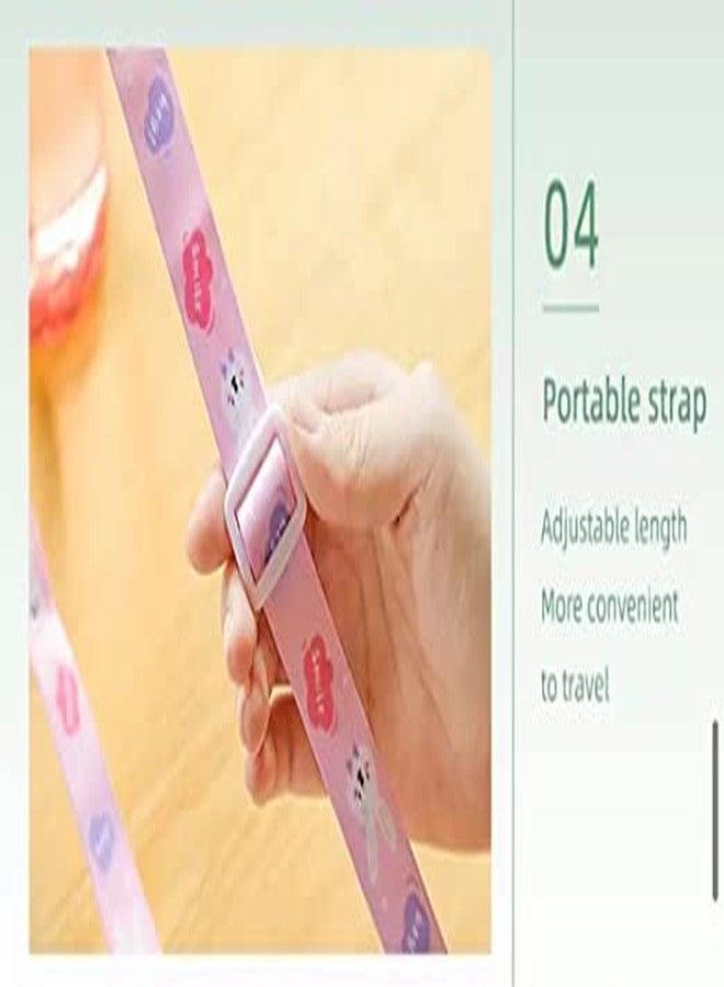 TEMSON Cute Water Bottle for Kids - Cartoon Animal Design Sipper Bottle with Straw and Adjustable Strap Stylish Water Bottle with Sipper, School Water Bottle for Kids - 520 ML(FB-5385) (Black) - Image 5