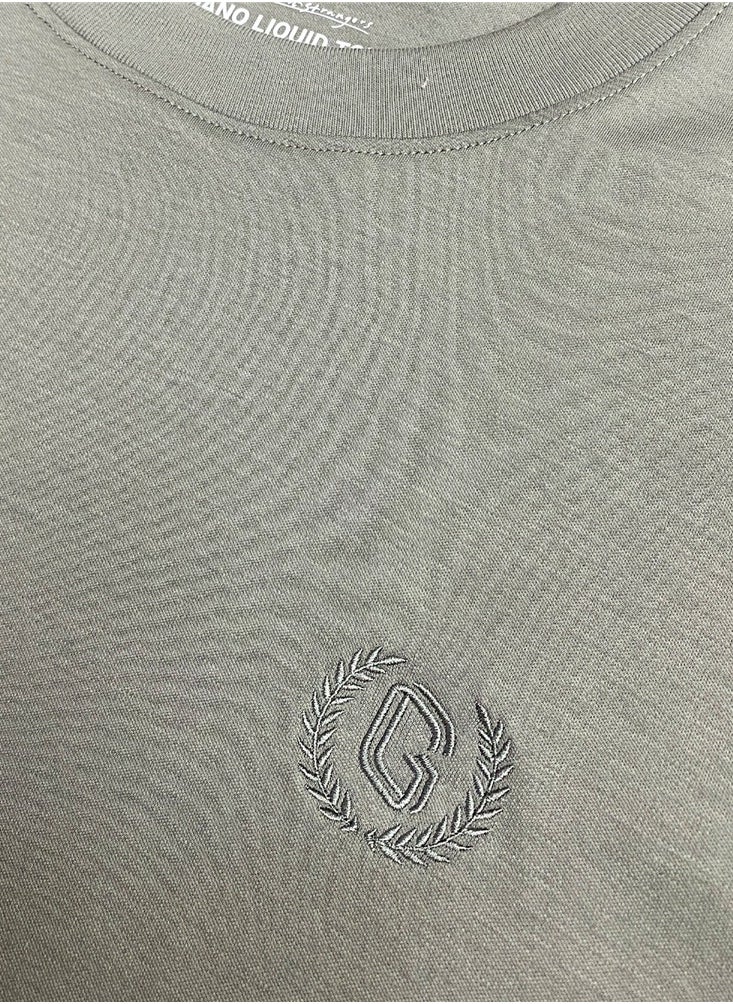 GIORDANO Men's Smart Tee Grey  - Image 3