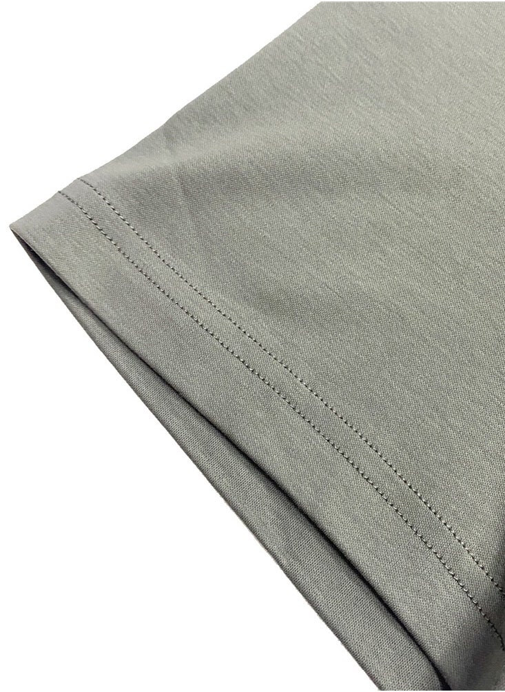 GIORDANO Men's Smart Tee Grey  - Image 4
