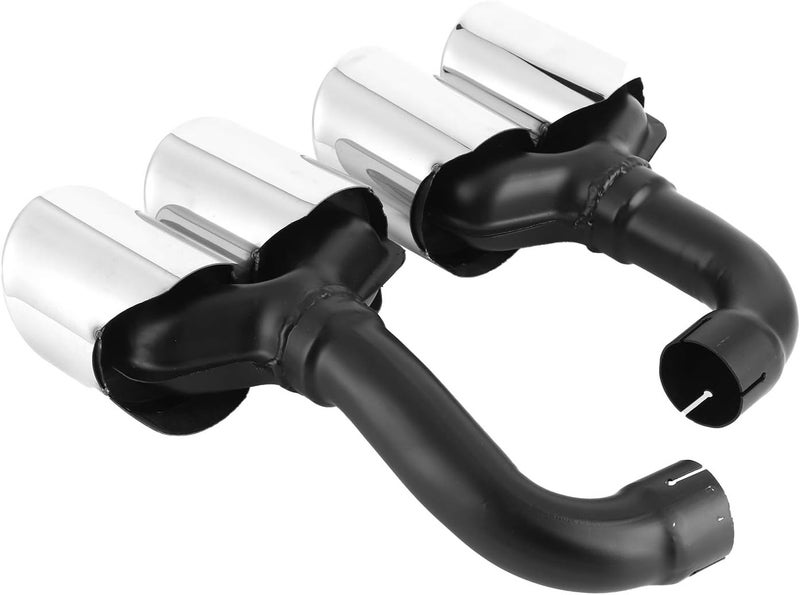 klarako Chrome Quad Exhaust Muffler Tips End Pipe Trim Fits for X3 G01 X4 G02 M Sport 2019?2021 - Image 4