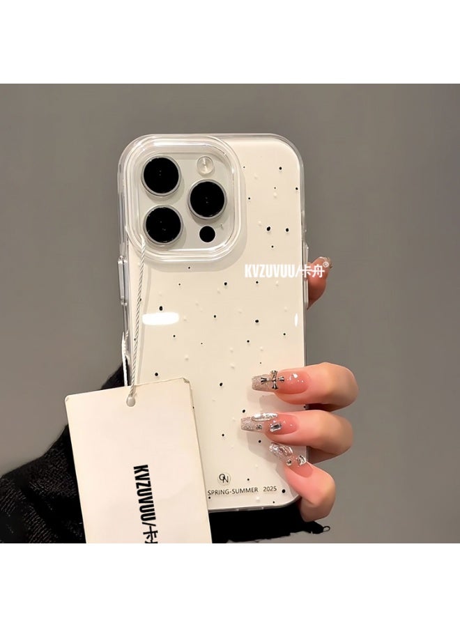 NIBEMINENT Jelly Color Protective TPU Case Cover For iPhone 15 Plus, White - Image 1