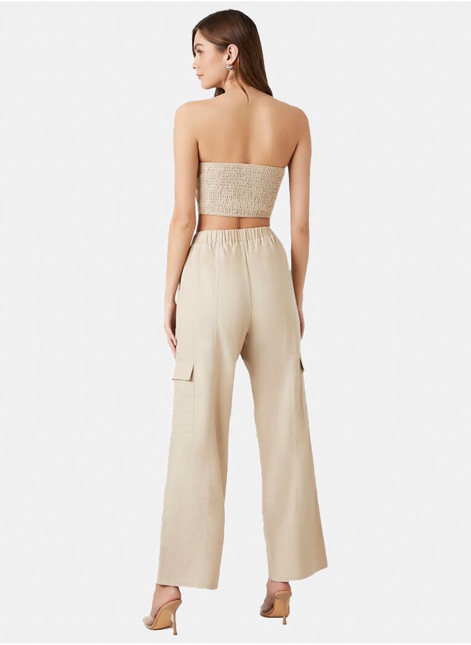 FOREVER 21 Cutout Tube Top & Cargo Pants Set  - Image 2