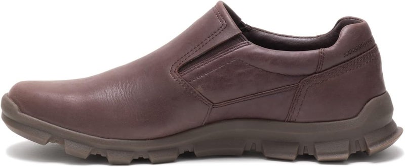 CATERPILLAR Men's Leather Slip-On Shoes in Brown - Image 2