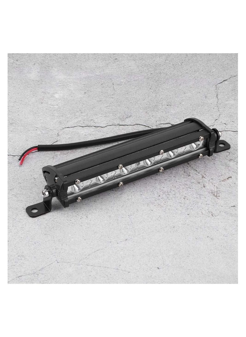 Toby's 12V Auto Work Light Led Waterproof,7in 18W 6LED 6000K White Work Light IP67 Ultra Slim Lamp Bar Stripe for Offroad Ships Auto  - Image 2