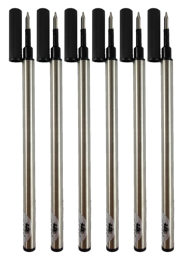 Gullor Refills Fit Jinhao Rollerball Pen, Black Ink, 0.5mm, Set of 10 PCS - Image 1