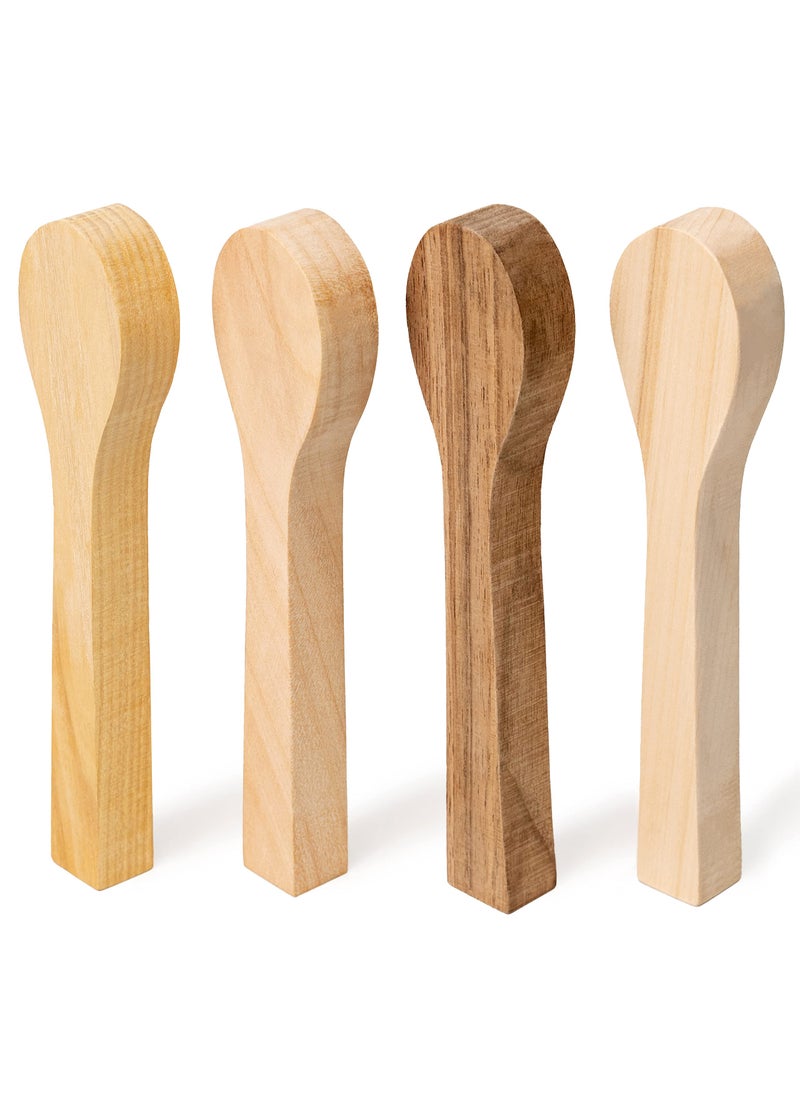 BeaverCraft BeaverCraft Wood Carving Spoon Blank BB2  Unfinished Wood Spoon Carving Kit  Wooden Blank Basswood Blocks for Whittling 