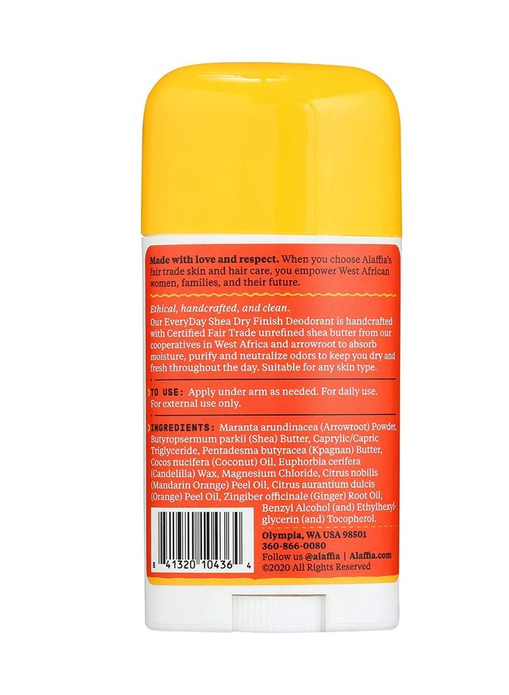 Alaffia Deodorant with the smell of shea butter 85 grams - Image 2