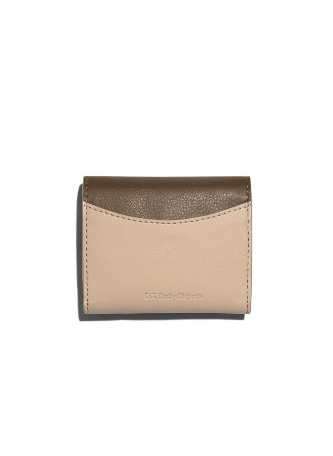 DailyObjects DailyObjects Walnut Brown Women's Flip Top Card Wallet | Made with Vegan Leather Material | Carefully Handcrafted | Holds up to 5 Cards | Slim & Easy to Fit in Pocket | Sufficient Space to Keep Cash  - Image 2