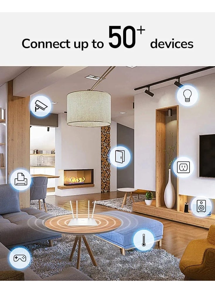 Cudy WR1200 AC1200 Dual-Band Wi-Fi Router with 4×5 dBi Antennas, MU-MIMO & VPN Client Support - Image 4