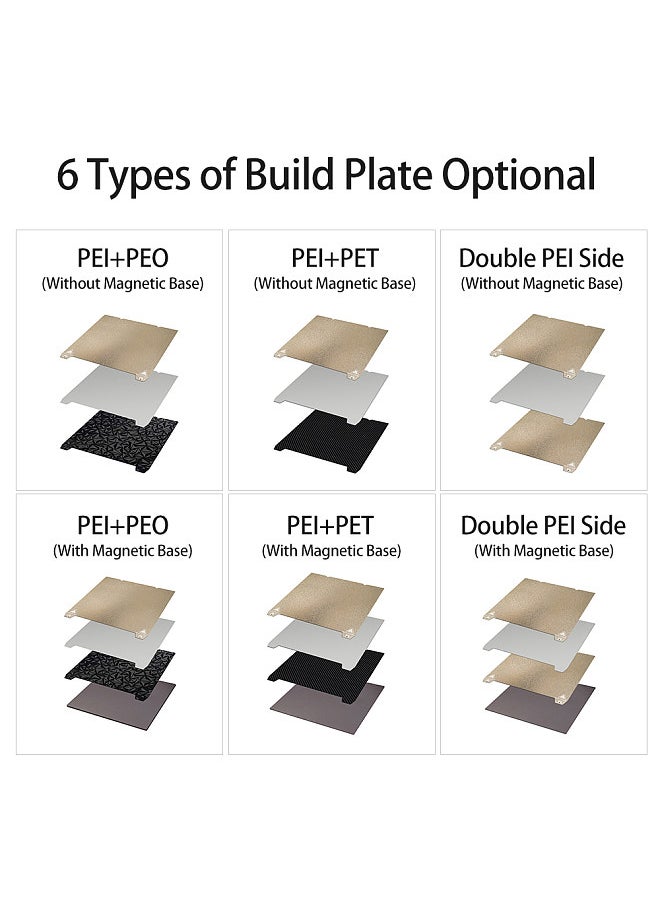 Generic PEI Build Plate 3D Print Bed Double Side Textured PEI Surface Magnetic Spring Steel Flexible Platform  - Image 5