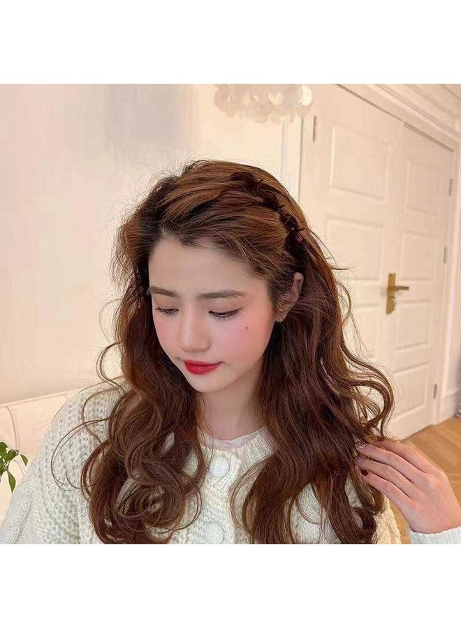 LHAAAYF Hair Clips 4 Packdouble Retro Layer Twist Plait Clip Hair Flocking Texture Braided Hair Clipshair Clips For Stylinghair Styling Clipsmultilayer Hollow Woven Hairpin For Women Girls Braided Hair - Image 2