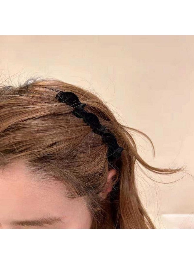 LHAAAYF Hair Clips 4 Packdouble Retro Layer Twist Plait Clip Hair Flocking Texture Braided Hair Clipshair Clips For Stylinghair Styling Clipsmultilayer Hollow Woven Hairpin For Women Girls Braided Hair - Image 5
