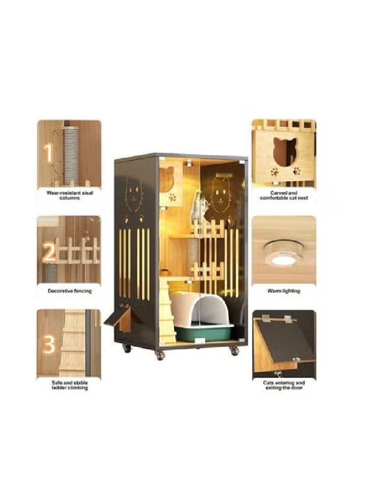 KLNAMAEAAN Multifunctional Cat Villa Perfect For Showcasing for Home Style - Image 5
