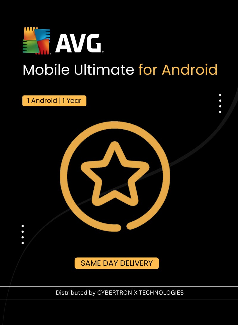 AVG Mobile Ultimate | 1 Android Device for 1 Year | Digital License | SAME DAY DELIVERY