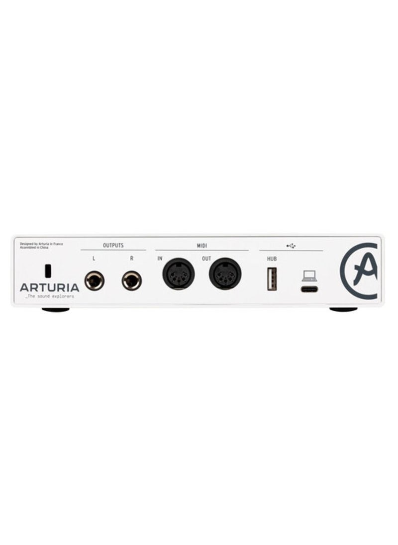 Arturia - Arturia MiniFuse 2  USB Type-C Audio/MIDI Interface (White) - Image 1