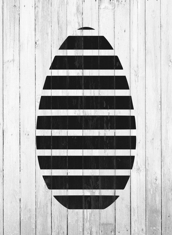 Stencil Revolution Easter Egg Stripes Stencil - Reusable Stencils for Painting - Create DIY Easter Egg Stripes Home Decor - Image 4