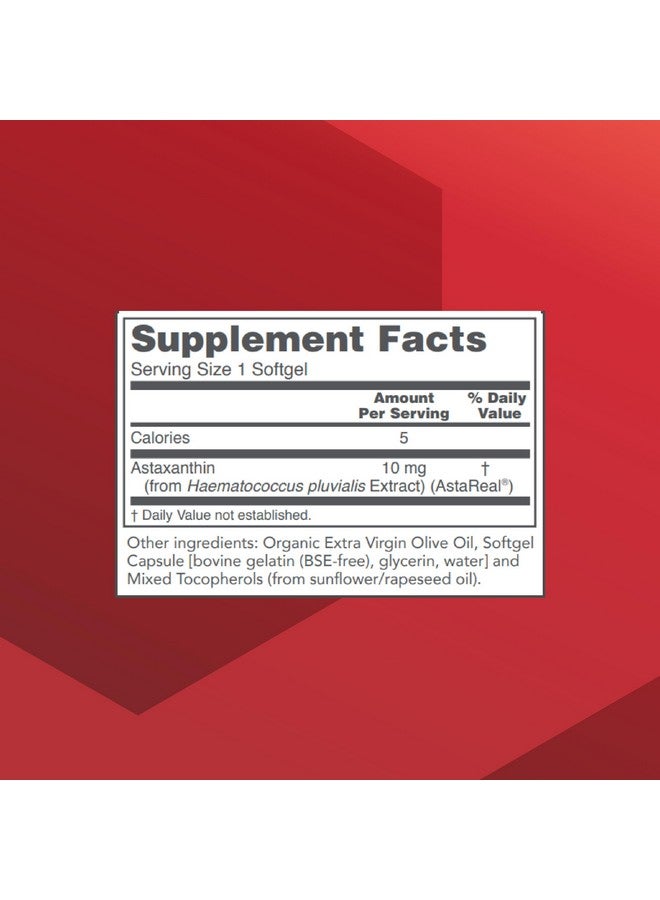 Protocol For Life Balance Protocol Astaxanthin 10mg Softgels - Supports Cellular Health* - Carotenoid Astaxanthin Supplements - Non-GMO & Dairy Free - 60 Softgels - Image 2