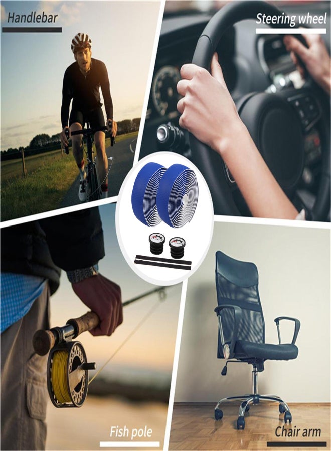 YSANAM 1 pair of Bicycle Handlebar Tapes Soft Road Bike Handlebar Band Breathable Non-Slip Cycling Handlebar Belt EVA Bar Tape Bicycle Horns Belt Bike Anti-Slip Shockproof Wrap - Image 3