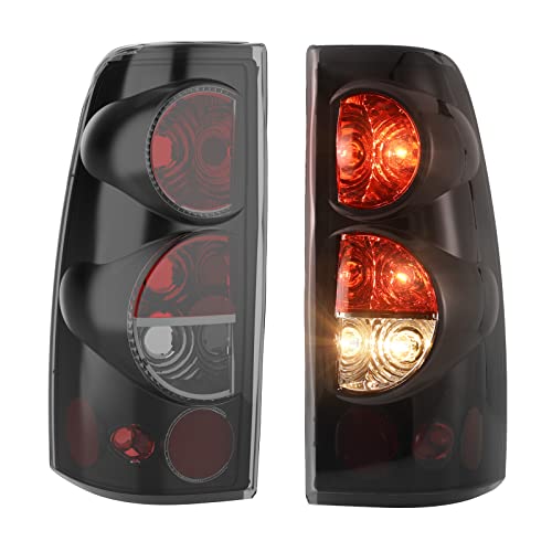 Winjet Tail Lights For [1999 2000 2001 2002 2003 2004 2005 2006 Chevy Silverado 1500 2500 3500] [1999-2003 GMC Sierra] Taillights Assembly Pickup Tail Lamp Brake Rear Lamps Replacement Black/Smoke - Image 3