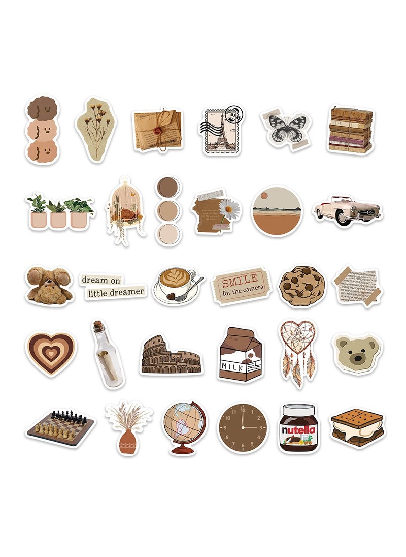 In Air - 60 Brown Stickers - Image 1