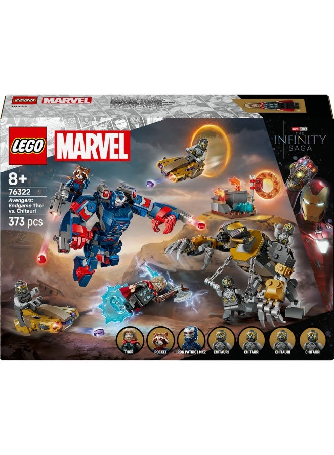Lego Marvel Super Heroes Avengers: Endgame Thor vs. Chitauri 76322 (373) Pieces - Image 2