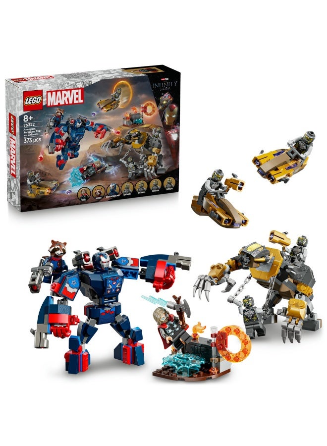 Lego Marvel Super Heroes Avengers: Endgame Thor vs. Chitauri 76322 (373) Pieces - Image 1