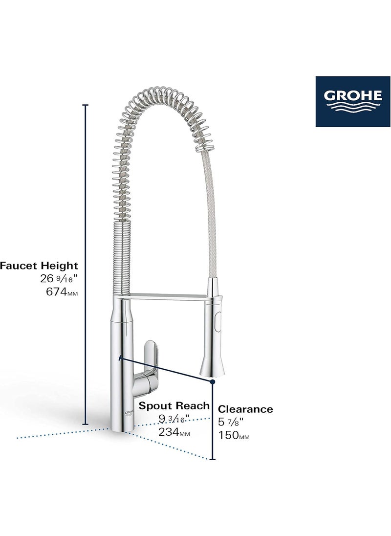 Grohe Grohe 32951DC0 K7 SemiPro SingleHandle PullOut Kitchen Faucet  - Image 2