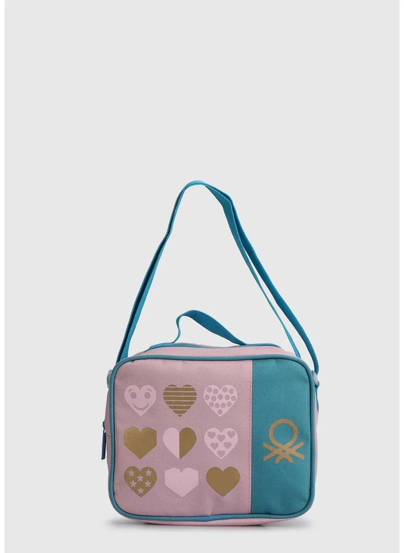 بينيتون Pink NO18 Pink - Turquoise Lunch Bag