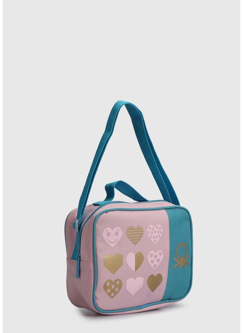Benetton Pink NO18 Pink - Turquoise Lunch Bag  - Image 2