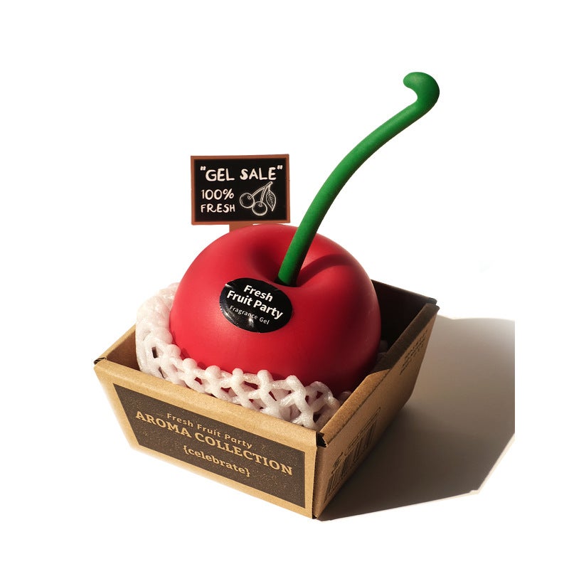 Cherry Fruit Scented Car Air Freshener Solid Home Decorative Fragrance for Toilet & Bedroom - Image 5