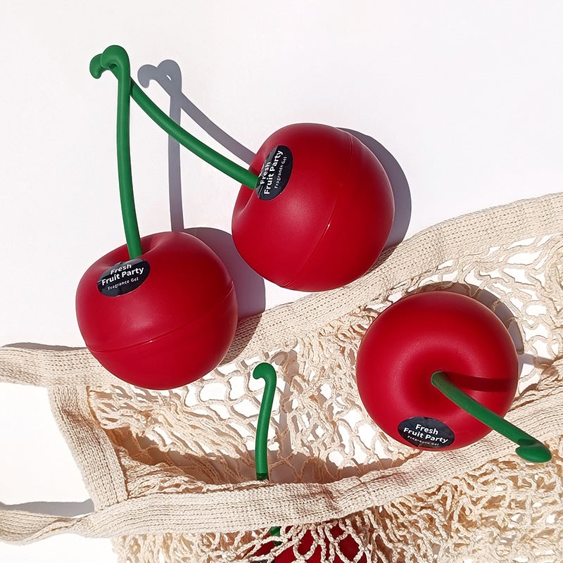 Cherry Fruit Scented Car Air Freshener Solid Home Decorative Fragrance for Toilet & Bedroom - Image 2