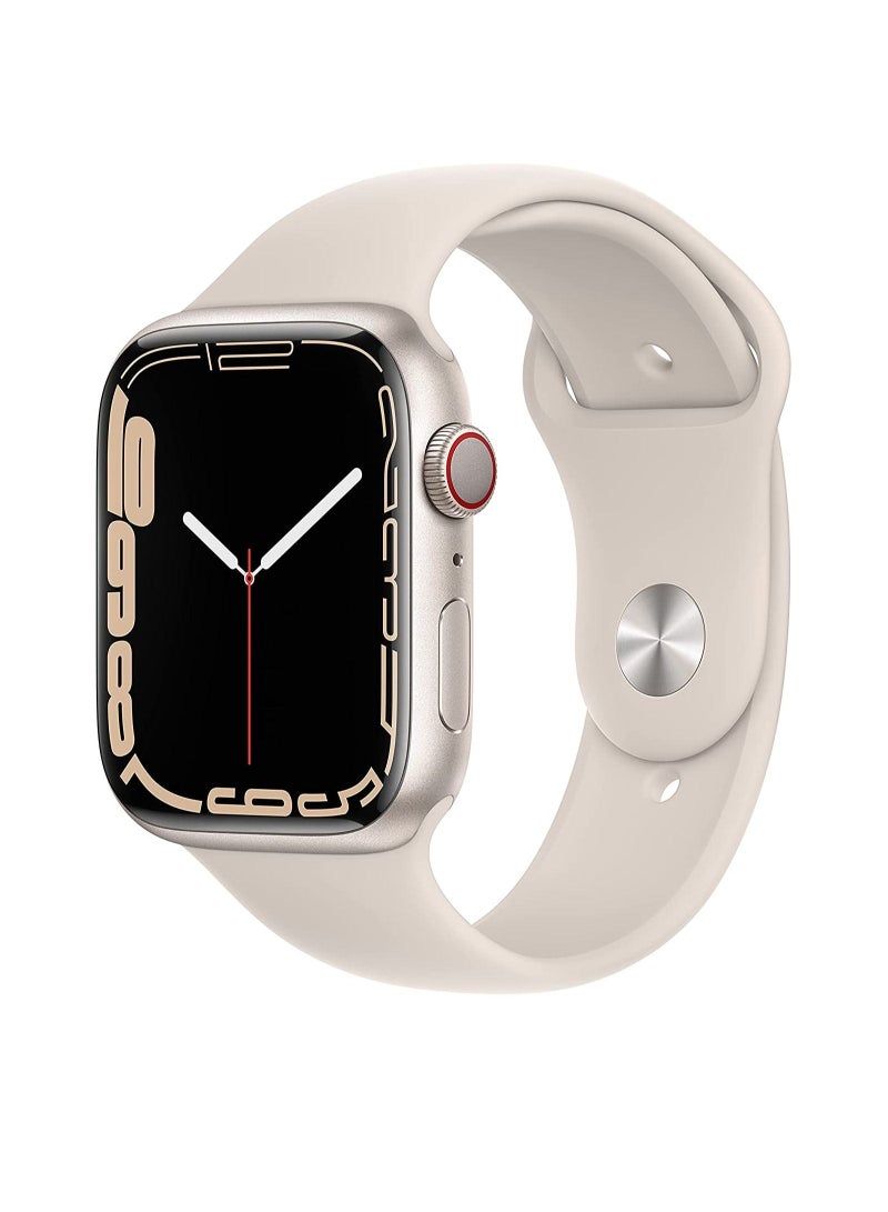 Apple Watch Band 45mm 44mm 42mm Soft Silicone Sport Band Replacement Wrist Strap Compatible for iWatch Apple Watch Series 7/SE/6/5/4/3/2/1,Nike+,Sport,Edition - Image 1