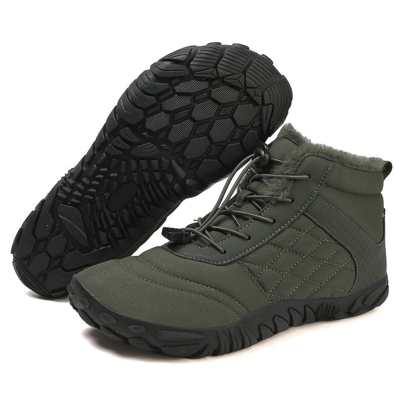 Men'S And Women'S Shoes, Winter Large Cotton Shoes, Warm And Velvet Thickened Outdoor Shoes, Non-Slip, Cold-Resistant And Wear-Resistant Mountaineering Sports Shoes - Image 1