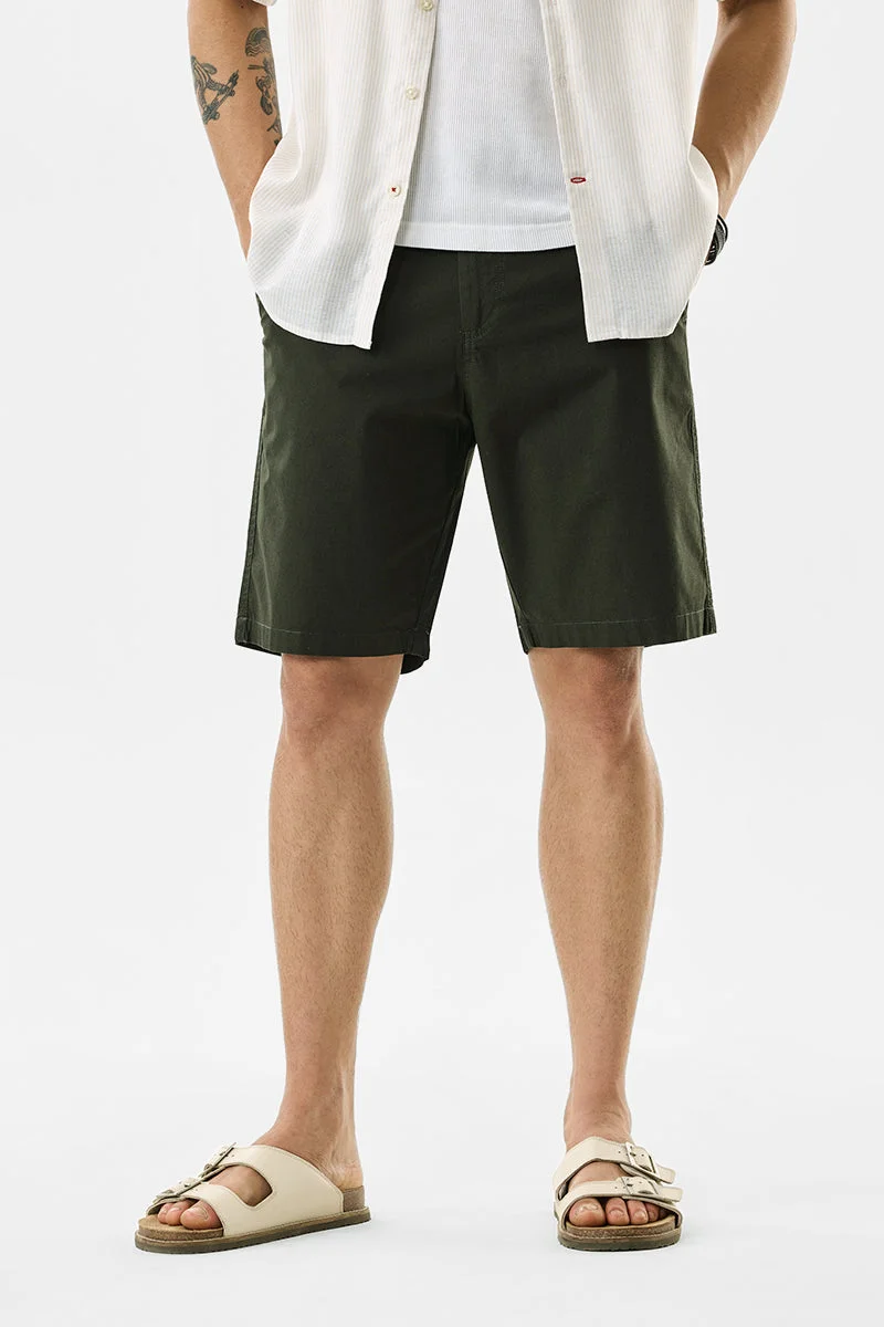 SNITCH شورتات مطاطية بقصة عادية