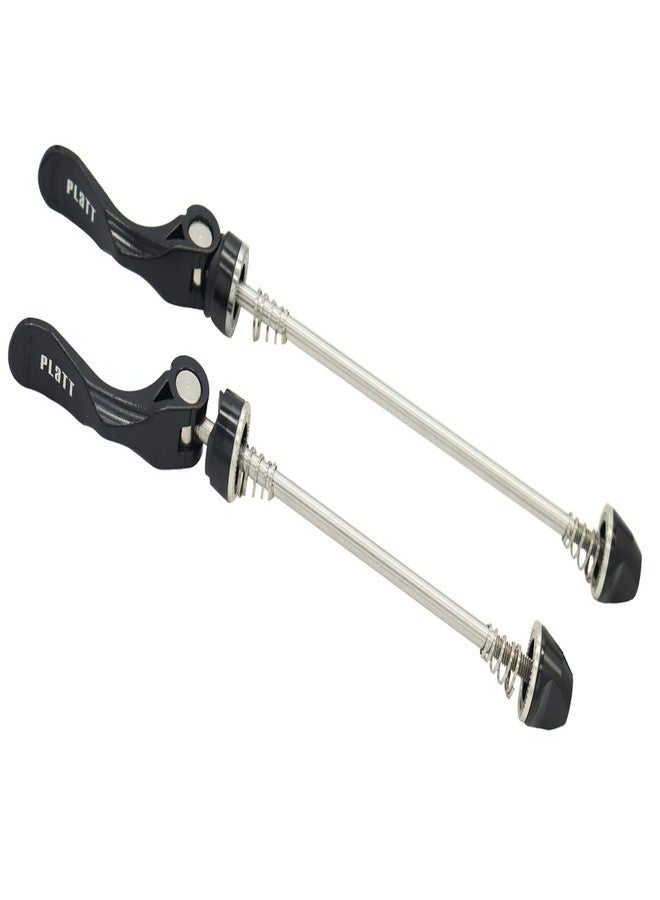 PLATT Bike Quick Release Skewers MTB Wheel Hub Skewers Front and Rear Axle Fit for Road Bike,Mountain Bike, BMX (Black,1Pair) - Image 4