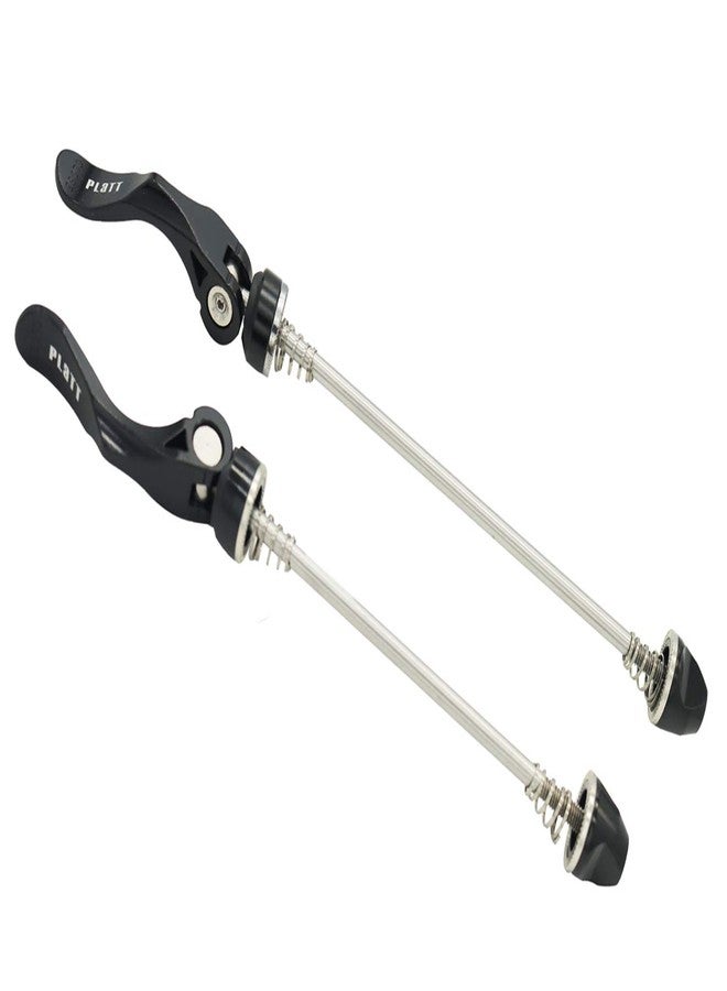 PLATT Bike Quick Release Skewers MTB Wheel Hub Skewers Front and Rear Axle Fit for Road Bike,Mountain Bike, BMX (Black,1Pair) - Image 3