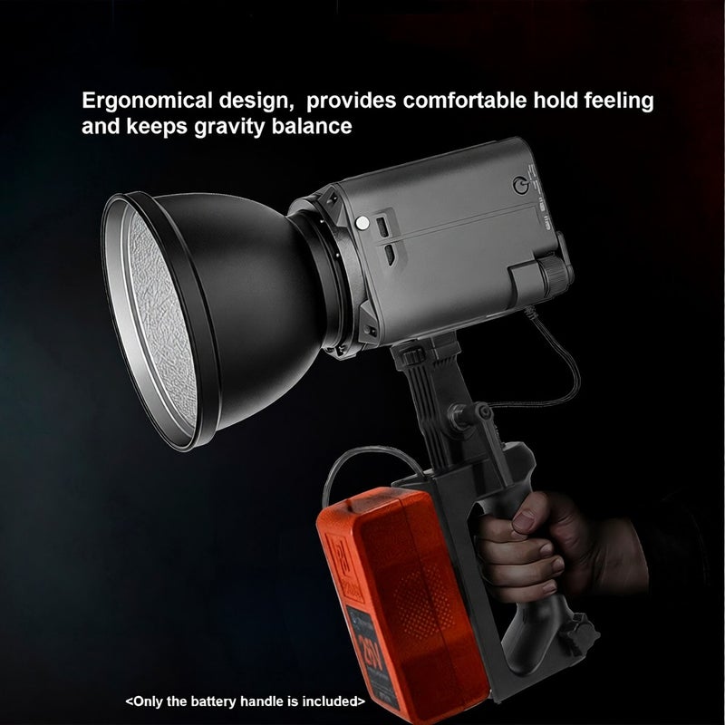 YONGNUO V-Lock Mount Battery Handle Power Supply Base Compatible with YONGNUO YNLUX200 LED Video Light - Image 5