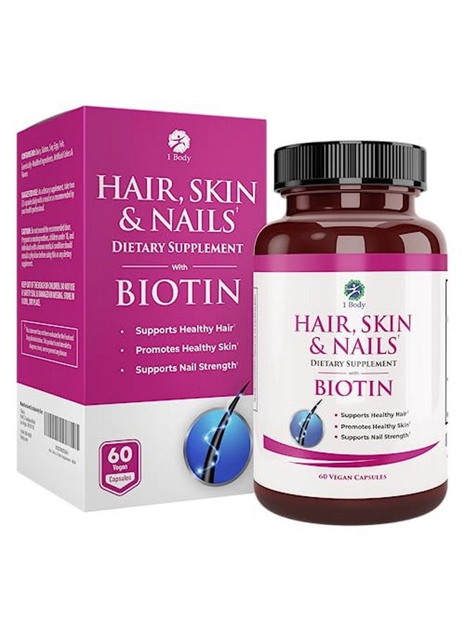 Hair Skin And Nails Vitamins Each Bottle Contains Biotin To Make Your Hair Grow And Skin Glow With 25 Other Vitamins Nail Growth And Skin Care Vitamin Supplements Formula For Men And Women - pzsku/ZE582B8E7CB651A9957BBZ/45/_/1696916569/d059028f-974e-4783-a285-33d934787764