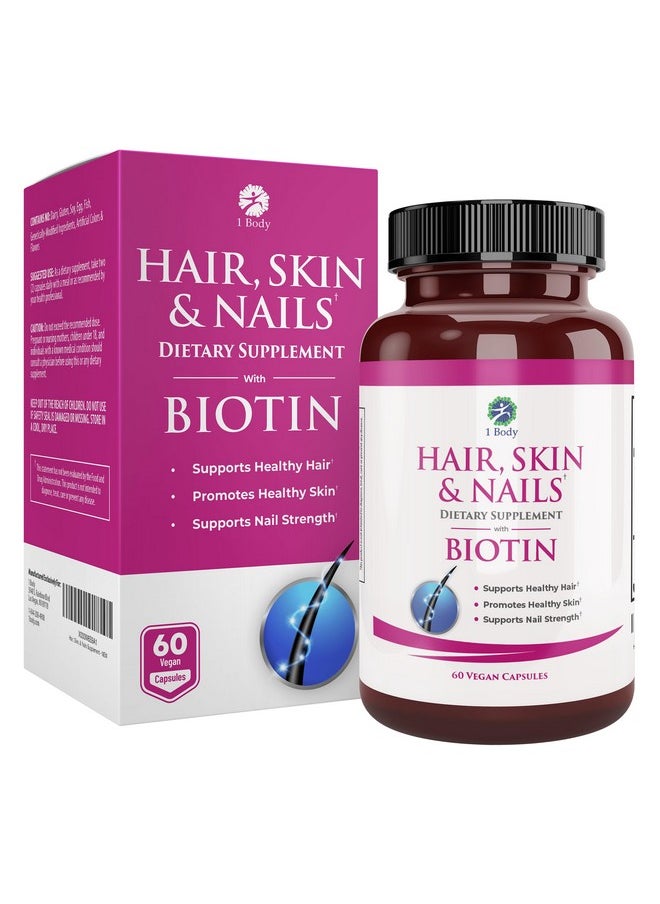 Hair Skin And Nails Vitamins Each Bottle Contains Biotin To Make Your Hair Grow And Skin Glow With 25 Other Vitamins Nail Growth And Skin Care Vitamin Supplements Formula For Men And Women - pzsku/ZE582B8E7CB651A9957BBZ/45/_/1696916570/99e298df-4d12-4f59-9106-d8cb605a7d40